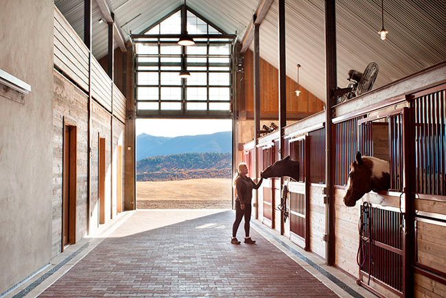 Metal Facility with Horse Stalls