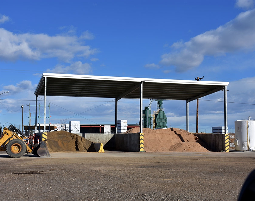 Metal Government Storage Building