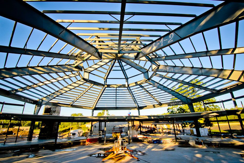 Steel Church Building In Massachusetts