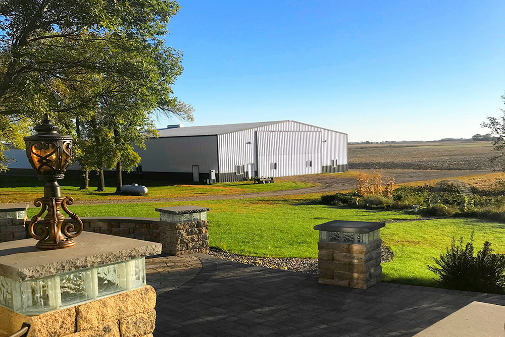 Wabasso metal farm building