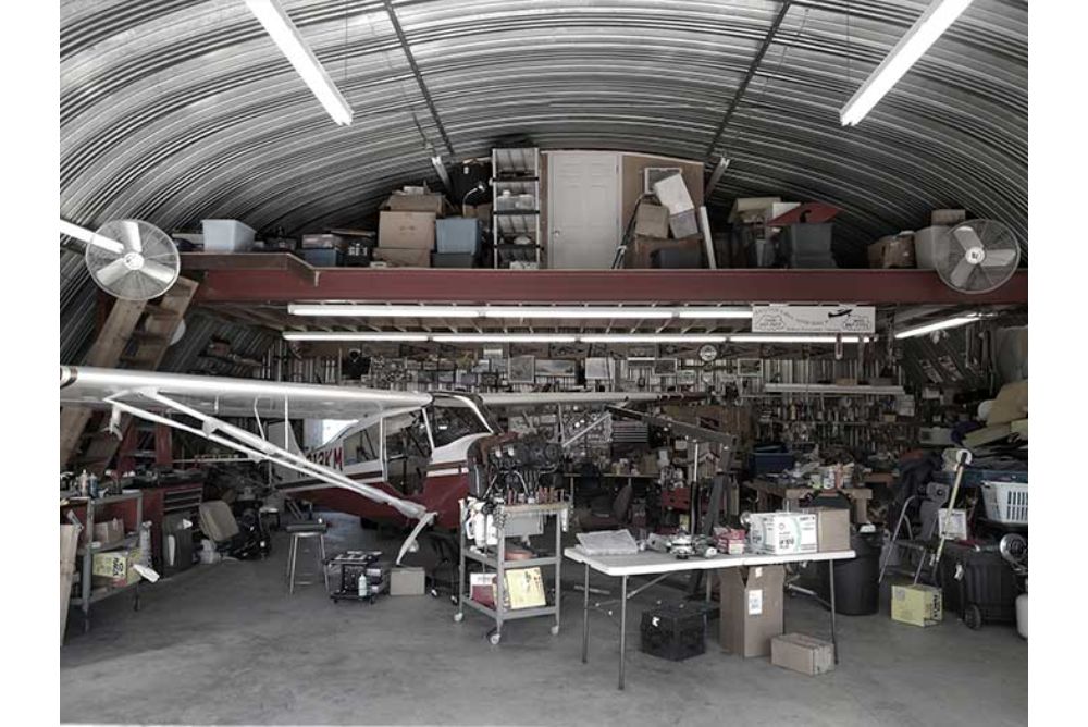 Steel Flight School Airplane Hangar In North Kingstown