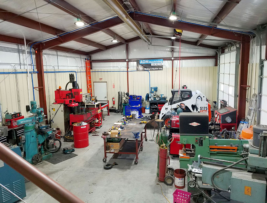 metal machine shop building in Nebraska