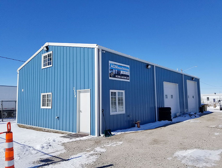 metal machine shop building in Nebraska