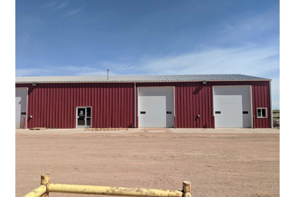 Steel Oil Building In North Dakota