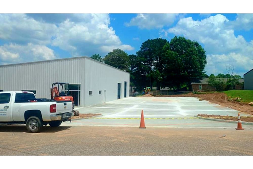 Prefabricated Metal Shop And Office Building In Opelika