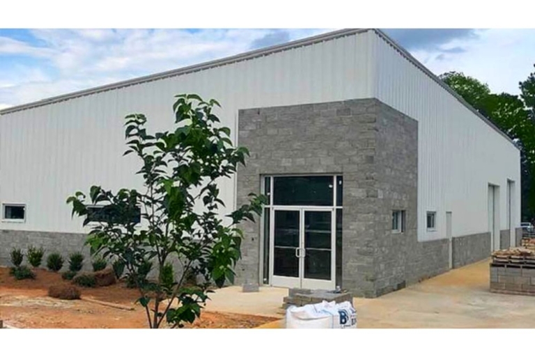 Prefabricated Metal Shop And Office Building In Opelika