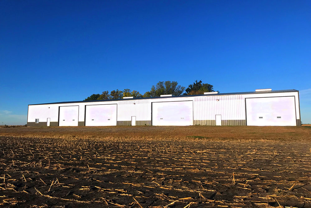 Wabasso metal farm building