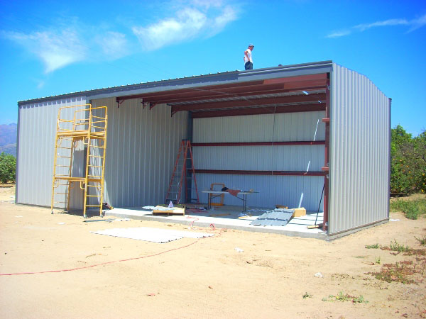 Fillmore steel citrus farm building