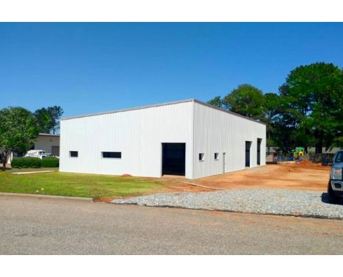 Prefabricated Metal Shop And Office Building In Opelika