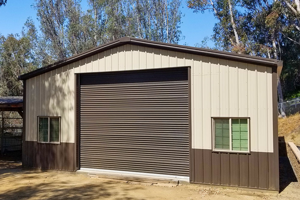 rv storage building fall brook, California