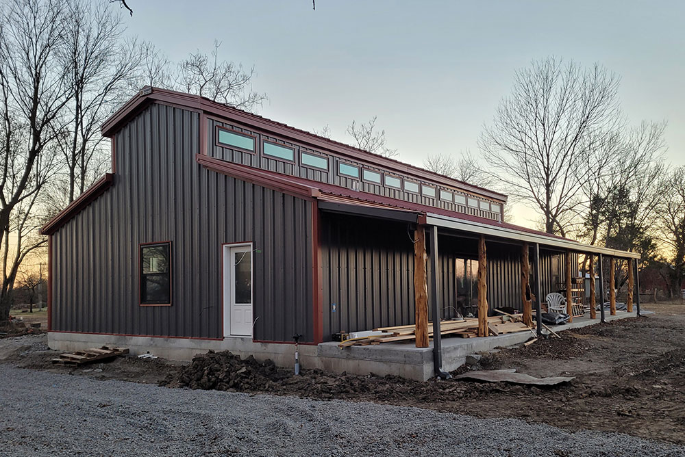 Steel Barndominium In Pittsburg, Kansas