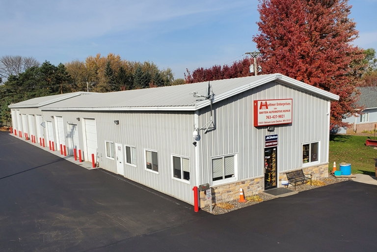 Pair Of Prefabricated Steel Body Shops In Champlin, Minnesota