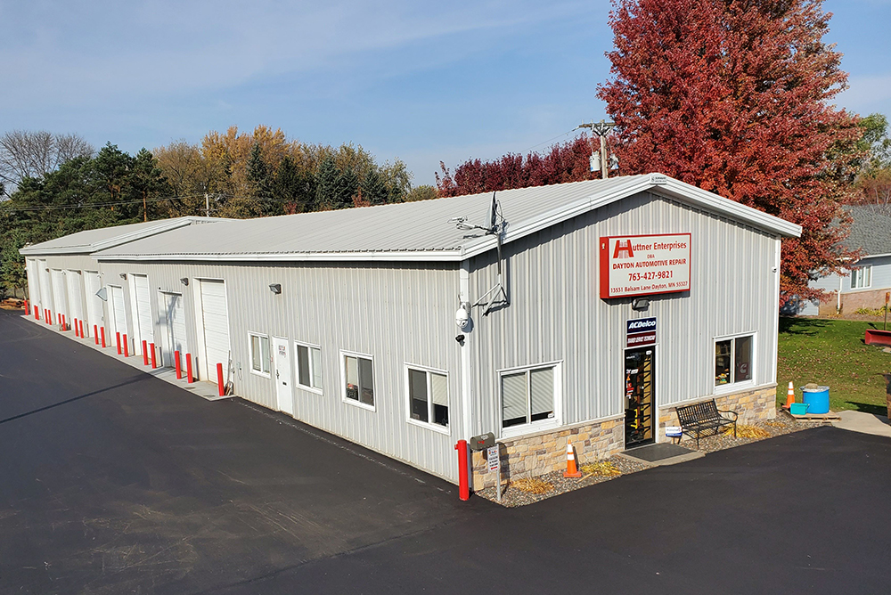 Pair Of Prefabricated Steel Body Shops In Champlin, Minnesota