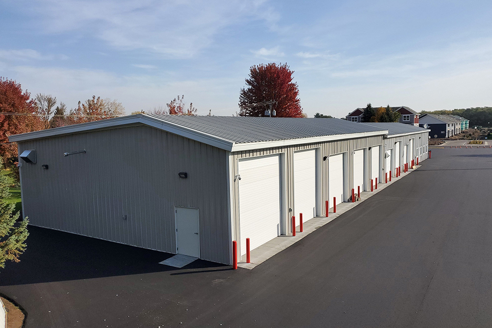 Pair Of Prefabricated Steel Body Shops In Champlin, Minnesota