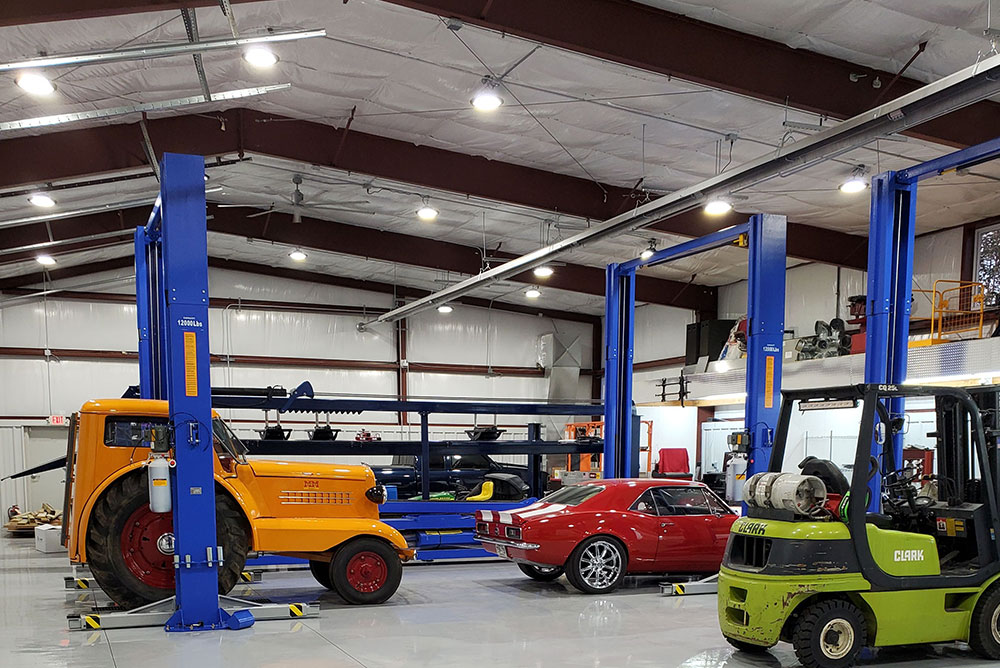 Pair Of Prefabricated Steel Body Shops In Champlin, Minnesota