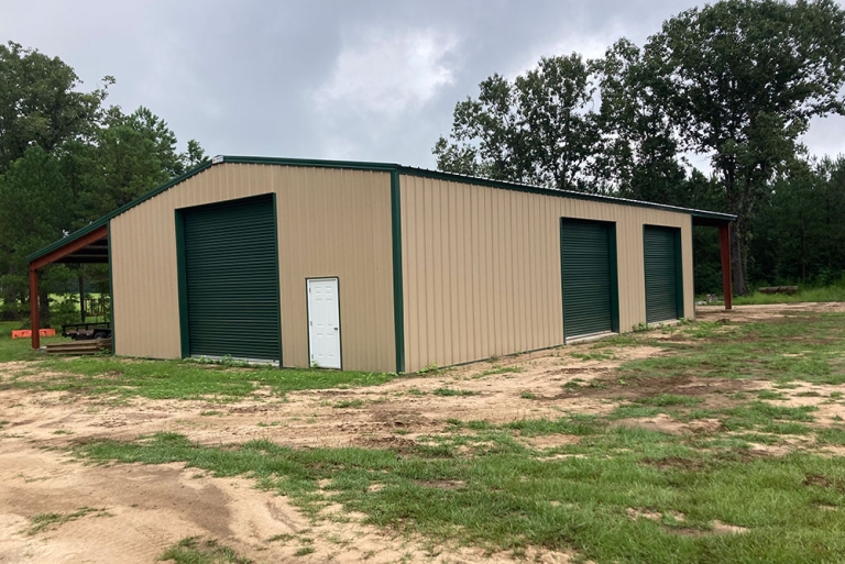 Steel Agricultural Building In Sparta, Georgia