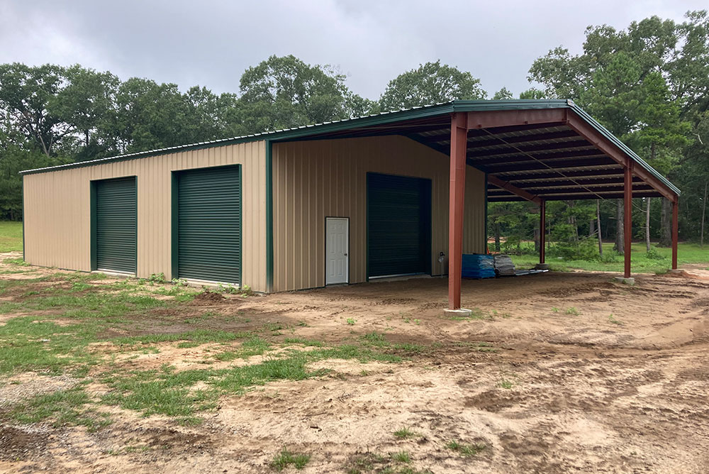 Steel Agricultural Building In Sparta, Georgia