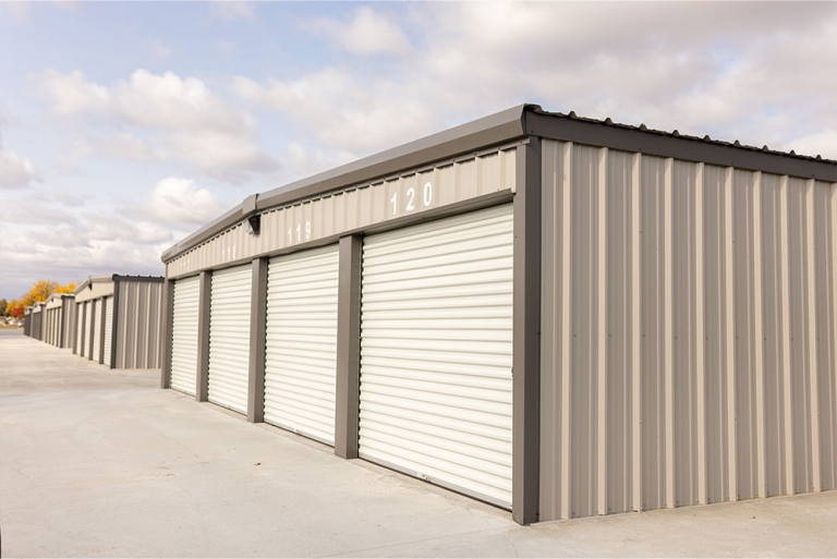 2 Metal Self-Storage Buildings In Morris, Minnesota