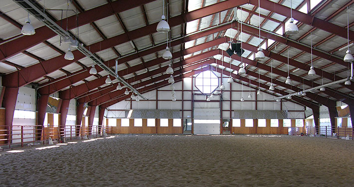 Metal Indoor Riding Arena