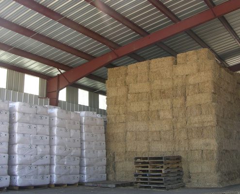 Steel Hay Storage Building