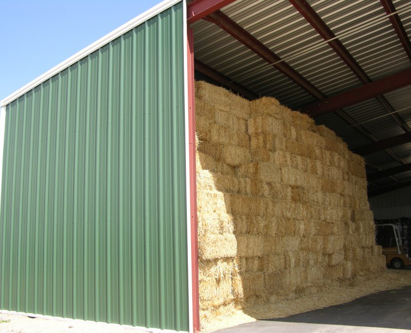 Steel Hay Shed