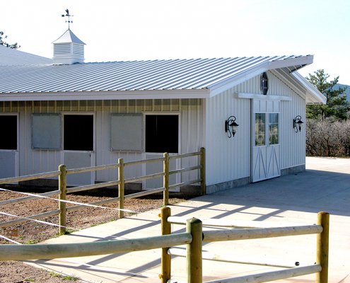 Metal Horse Building
