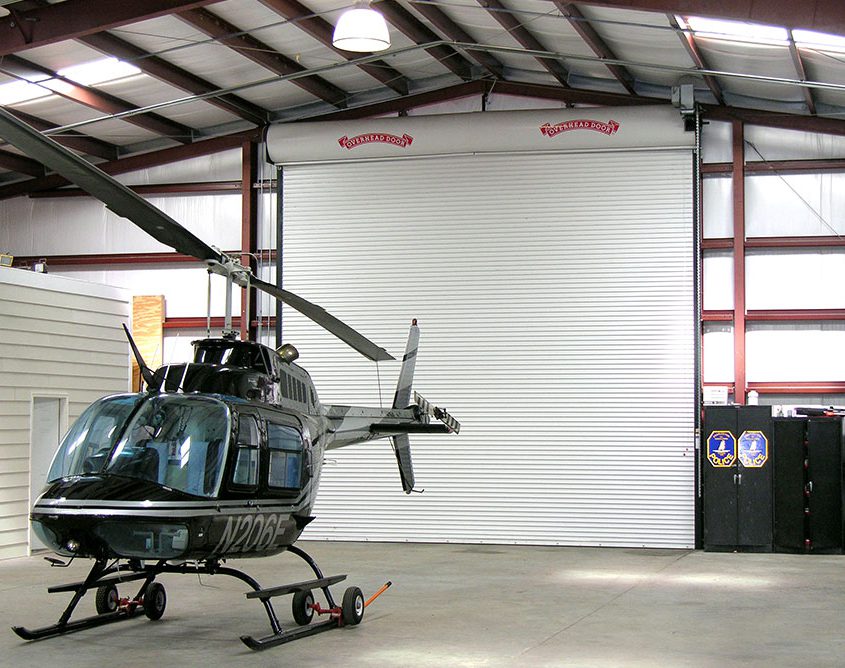 Steel Helicopter Hangar