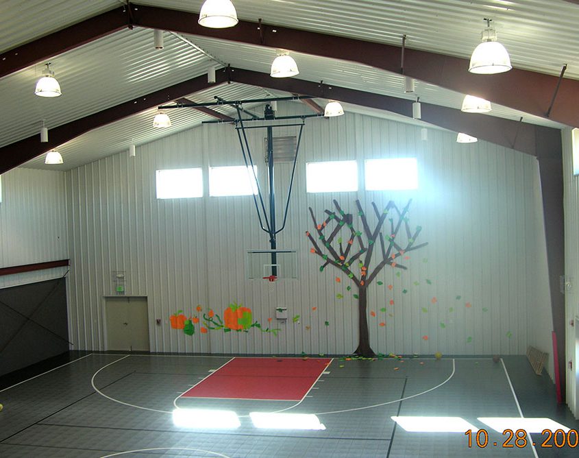 Metal Church Gymnasium Building