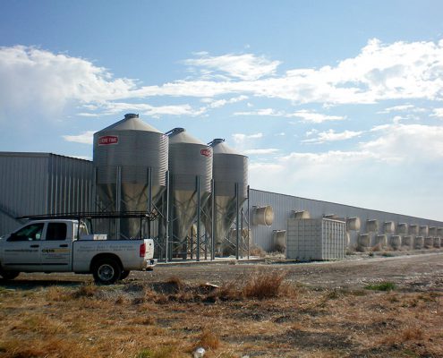 Steel Dairy Building