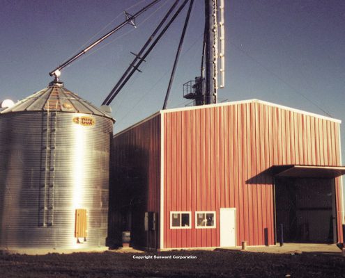Steel Grain Building