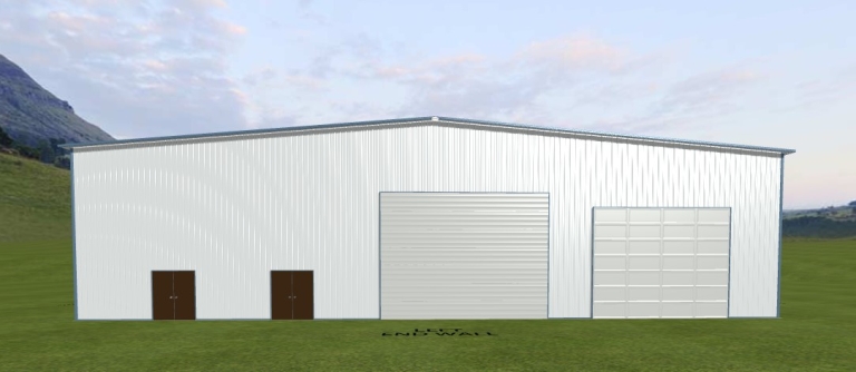 premanufactured metal building for a client in Sidney, Montana