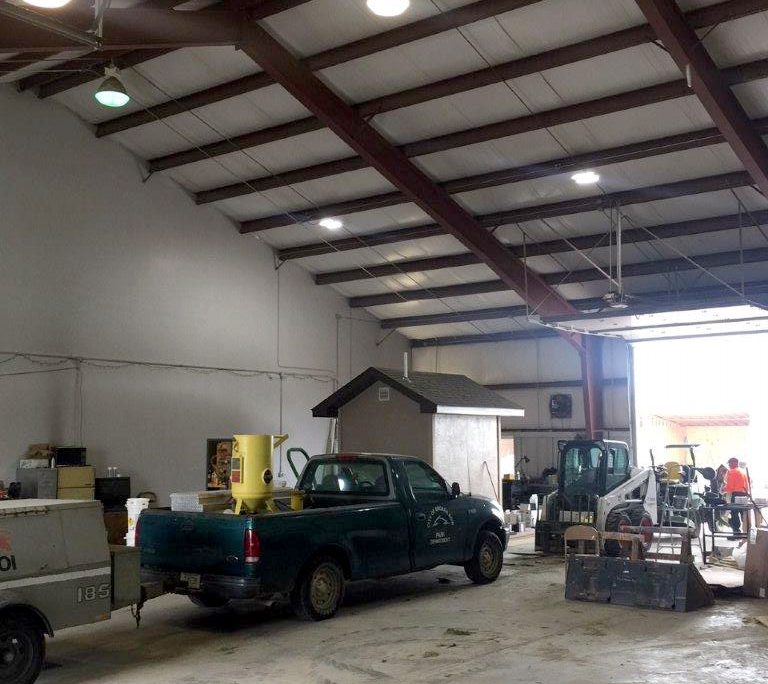 Metal Maintenance Building