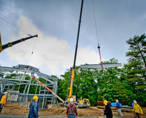 Steel Church Building Erection