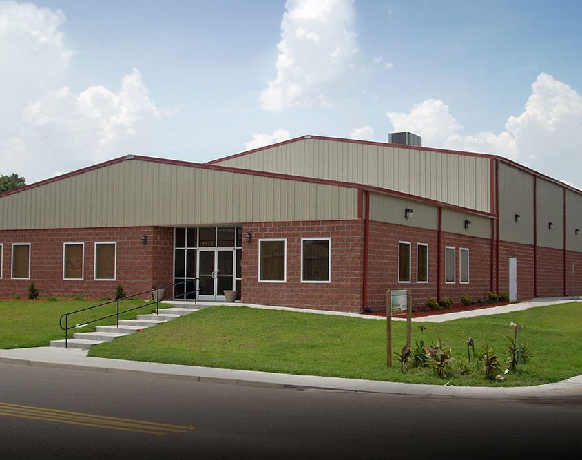 pre-engineered steel church building in Golden, Mississippi