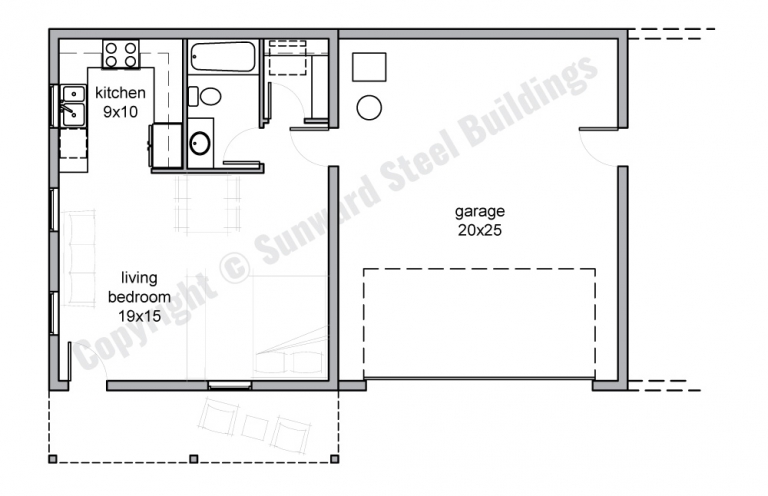 Residential Steel Buildings | Sunward Steel Buildings