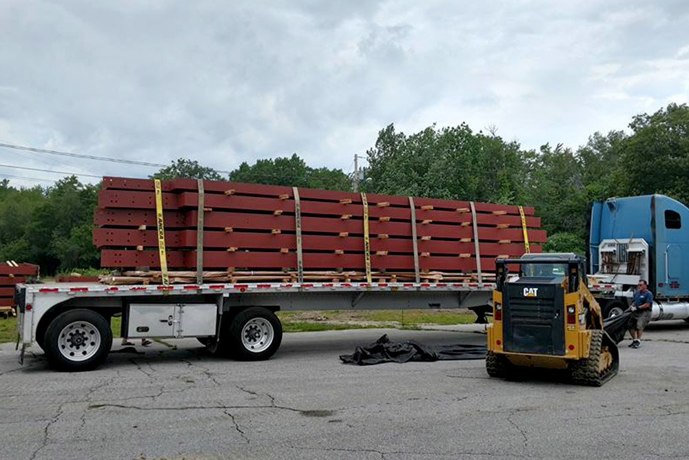 Steel Building Delivery
