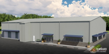Steel Works Renders Sunward Steel Provides Professional 3D Building Renderings