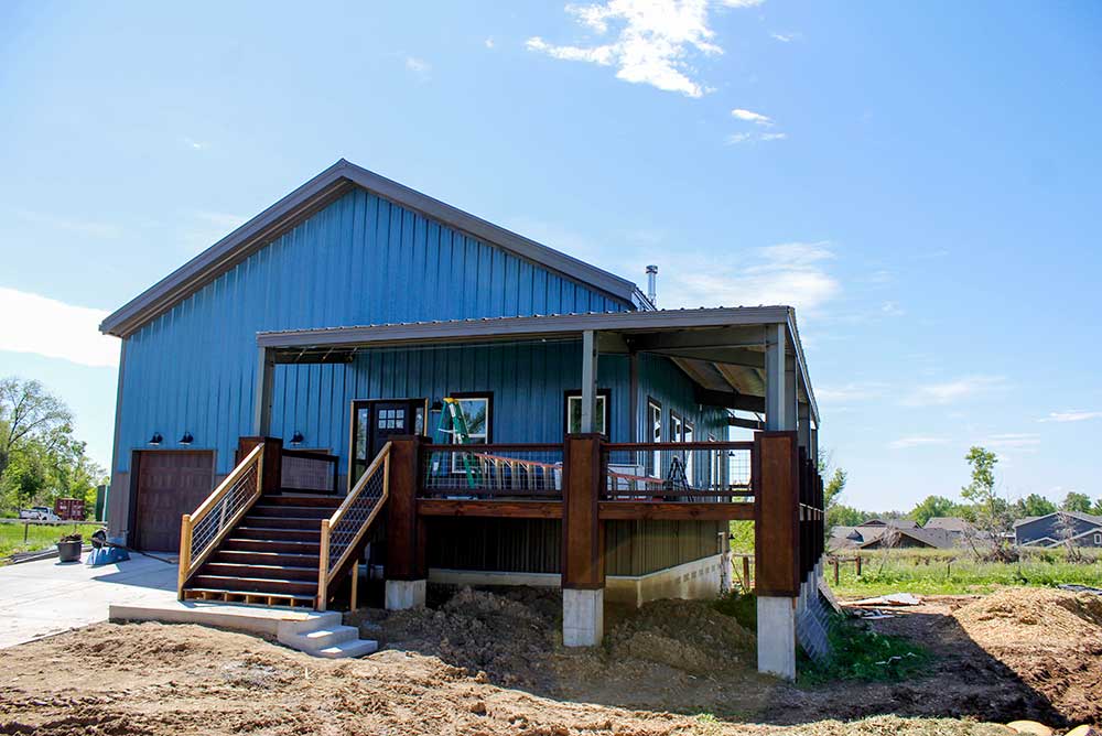 steel home in Arvada Colorado