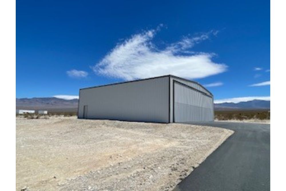 Steel Aircraft Hangar In Pahrump