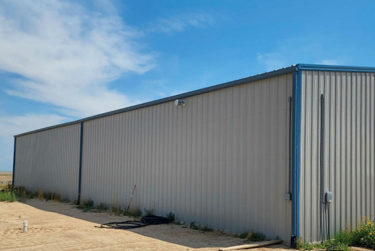 Steel RV Garage in Colorado