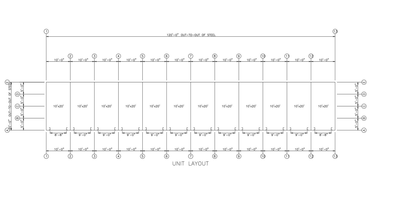 Self Storage Steel Buildings | Metal Building Kits for Construction