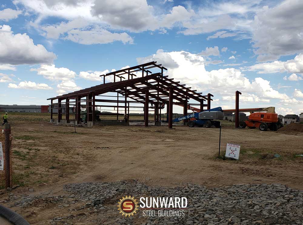 Colorado steel pavilion for home development