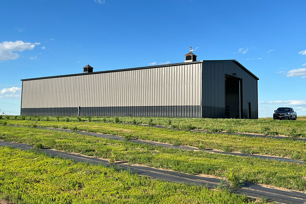 Dickinson agricultural storage building