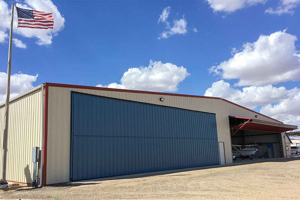 Featured Project: Metal Airplane Hangar at Sunriver Airport