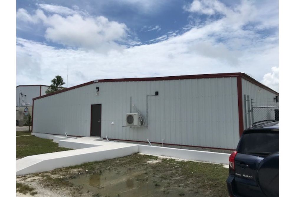 Steel Airplane Hangar In The Bahamas