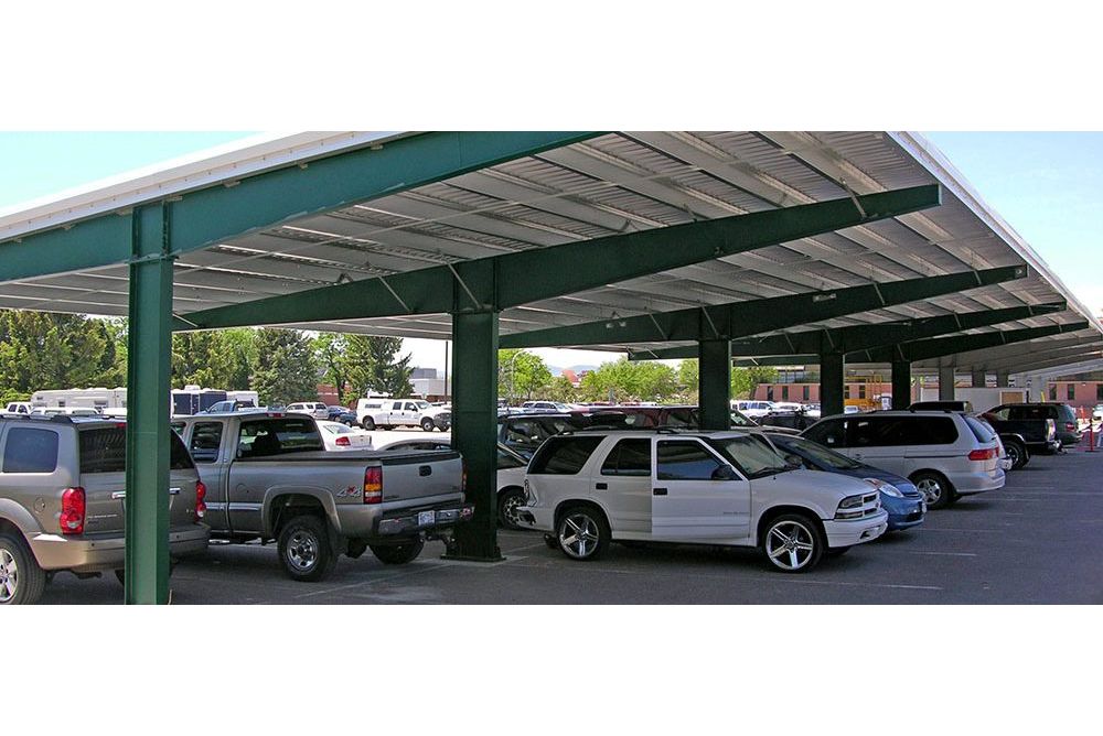 Solar Panel-Adorned Carports At The Denver Federal Center