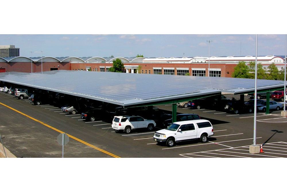Solar Panel-Adorned Carports At The Denver Federal Center