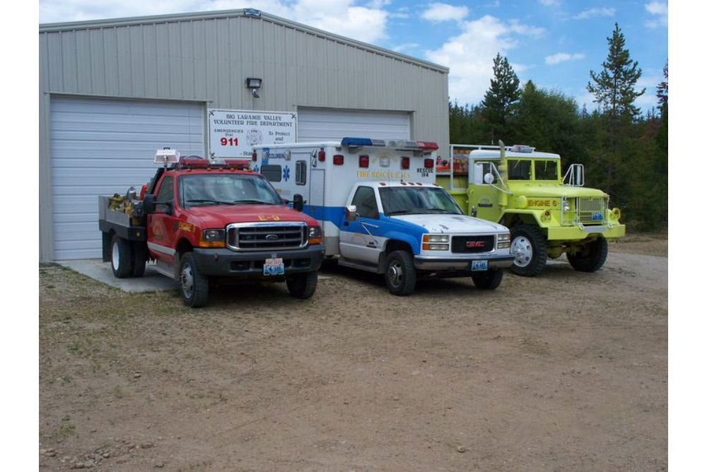 Steel Firehouse Building In Laramie, Wyoming