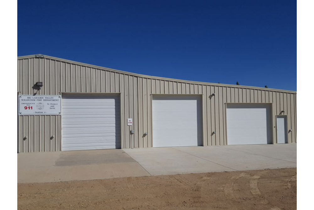 Steel Firehouse Building In Laramie, Wyoming