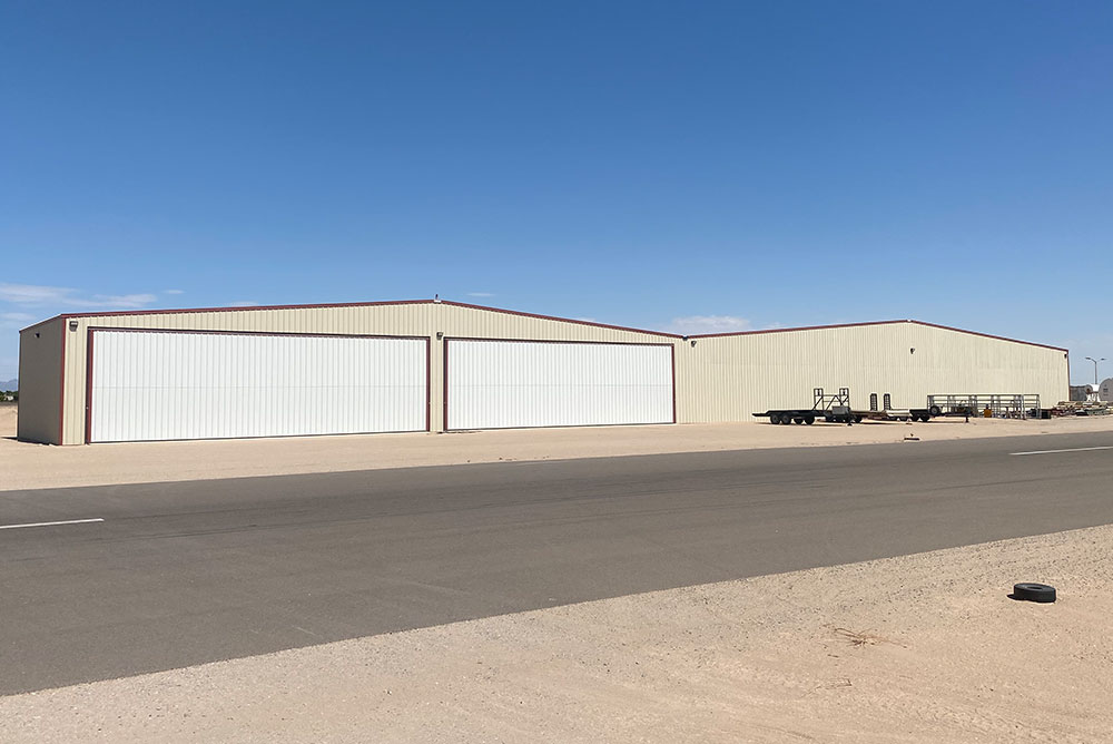 Featured Project: Metal Airplane Hangar at Sunriver Airport